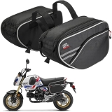 KEMIMOTO Expandable Motorcycle Saddlebags 24-30L for Grom Rebel CMX500 Navi Z125 Dirt Bike