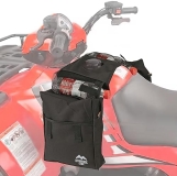 Offroading | Dual Compartments | ATV UTV Snowmobile Motorcycle | Black 4x4 Waterproof Tank-Top Saddle Bag