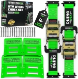 Rhino Heavy Duty Rhino USA Wheel Chock Tie Down Kit - 4,500lb Break Strength