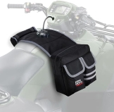 KemimotoUtility Water-Resistant ATV Tank Bag for All-Terrain Vehicles | Compatible with Sportsman, Scrambler, FourTrax, Grizzly | Motorcycle Saddle Bag