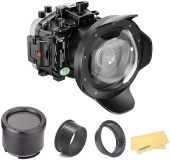 Seafrogs Sony A7iii A7riii Underwater Housing + Dome Port Kit - 40m Waterproof Case for Sony A7r3 A7m3