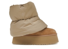 UGG Women's Classic Mini Puffer Boot Amphora Chestnut - StockX