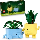 LEGO Botanicals Happy Plants Building Toys - Bedroom Decor for Kids and Adults - Ideal Birthday Gift - Ages 9+ - Item #10349