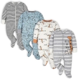 Gerber Baby Boys 4-Pack Sleep 'N Play Footie Set