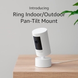 Ring Black Pan-Tilt Mount for Outdoor Cam - Indoor/Outdoor Use, Plug-In