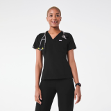 Figs Tulsa Slim V-Neck Scrub Top