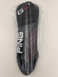 PING G410 9 Wood Golf Headcover in Stylish Black Leather