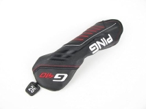 PING G410 5 Hybrid Headcover 26° Black White Red Tag - Golf Club Cover