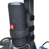 Homemount Portable Speaker Mount for Golf Cart - Adjustable Strap, Black