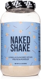 Naked Nutrition Vanilla Protein Powder with MCT Oil - Plant-Based, Gluten-Free, Soy-Free - 30 Servings