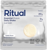 Ritual Organic Vanilla Vegan Protein Powder: 20g Pea Protein, BCAA, USA Farms, Gluten-Free, Sugar-Free - 1 lb"