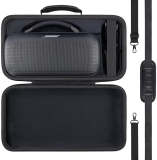 co2CREA Black Hard Protective Case for Bose SoundLink Max Portable Speaker