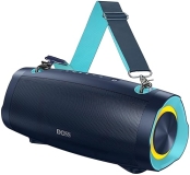 WONDERS DOSS Extreme Boom Pro D100 Bluetooth Speaker | 140W Peak | 70W Sound | Extra Bass | 24H Playtime | IPX6 Waterproof | Beat-Sync Lights | Blue