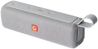 Wonders Tech DOSS E-go II Bluetooth Speaker - 12W Superior Sound, IPX6 Waterproof, Built-in Mic, 12H Playtime - Grey