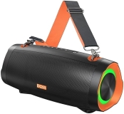 Wonders Tech DOSS Extreme Boom Pro D100 Bluetooth Speaker | 140W Peak | Extra Bass | 24H Playtime | IPX6 Waterproof | Orange