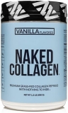NAKED Vanilla Collagen Peptides Protein Powder, 60 Servings, Pasture-Raised, Grass-Fed Hydrolyzed Co