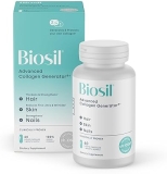 Biosil Collagen Booster Supplement - 60 Vegan Capsules - Patented ch-OSA Activator for Skin, Hair, N