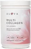 Alaya Multi Collagen Powder - Type I, II, III, V, X Hydrolyzed Collagen Peptides Protein Powder Supp
