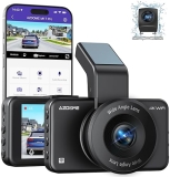 AZDOME ADAS 4K Front 1080P Rear Dash Cam with WiFi, Voice Control, Parking Assist 64GB