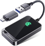 Jemluse v2024 Wireless CarPlay Adapter for iPhone - Multi-User, No Latency, USB-C, iOS 10 Compatible