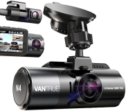 VANTRUE N4 3-Channel 4K 1080P Dash Cam, Triple Car Camera, IR Night Vision, 24H Parking, 256GB