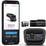 Thinkware U3000 4K Front 2K Rear Dash Cam with Night Vision, GPS, Wi-Fi, 64GB Card Alerts