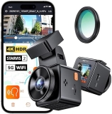 Vantrue E1 Pro 4K Dash Cam Front, STARVIS HDR Night Vision, GPS, 5G WiFi, LTE, Voice Control