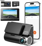 70mai A800S 4K Front Rear Dash Cam with STARVIS, GPS, 5GHz WiFi, ADAS, 128GB Card