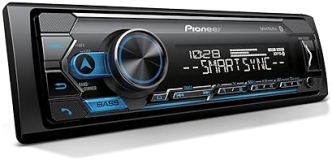 Pioneer MVH-S322BT Bluetooth Car Stereo with USB, AUX, Smartphone Connect Hands-Free Call