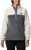 Columbia Womens Benton Springs 1 2 Snap Pullover Fleece Jacket Lightweight Cozy