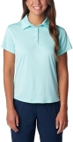 Columbia Womens Tidal Tee Short Sleeve Polo Shirt Lightweight, Breathable Performance Top