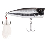 Berkley Bullet Pop Topwater Fishing Lure Black Chrome, 2 5 oz Durable High-Performance