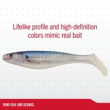 Berkley PowerBait The Champ Swimmer 3.8 Soft Fishing Bait HD Purple Smelt Color